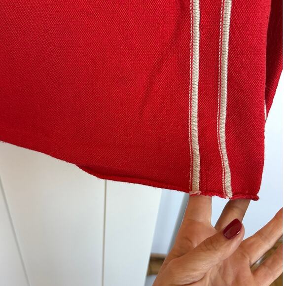 Vintage Retro Nike Unisex Wool Blend Red ACG Thermal Layer 1/4 Zip Sweater, Sz M - Picture 7 of 7